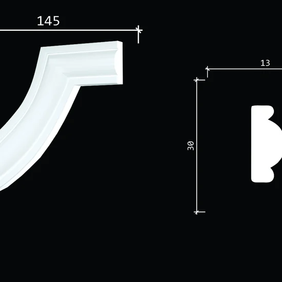 Молдинги и уголки C1-157A