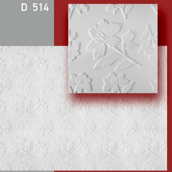 Плитка потолочная D514