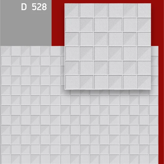 Плитка потолочная D528