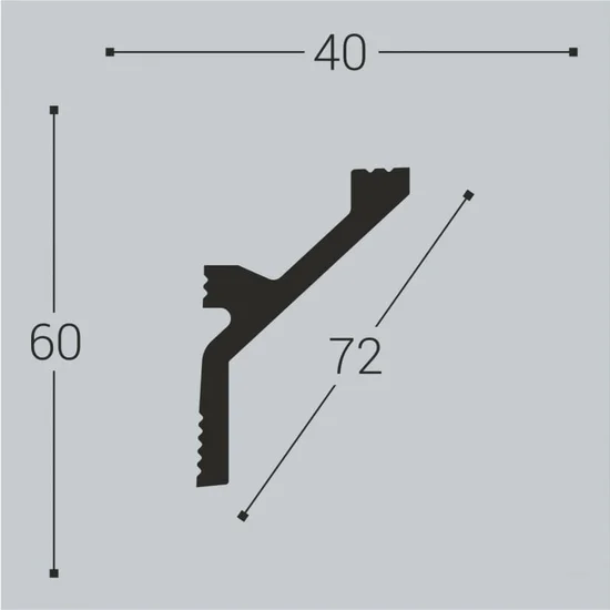 Карнизы К12 60x40