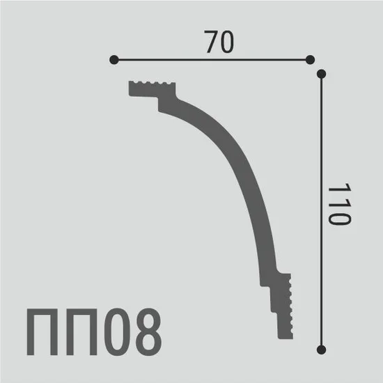 Карнизы ПП08 110*70
