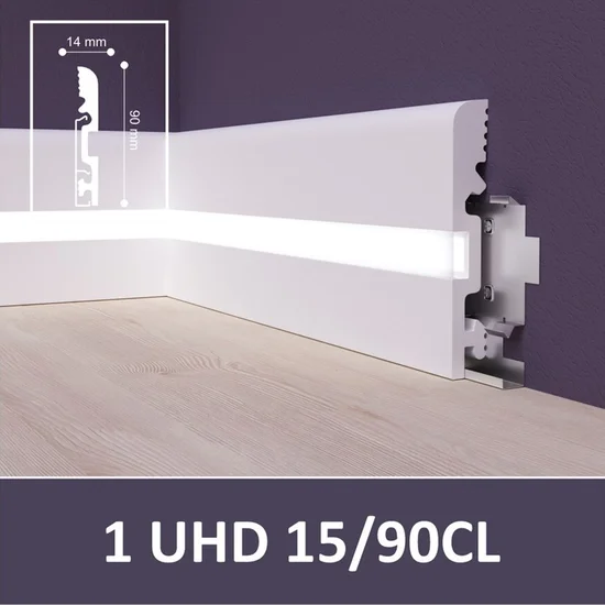 Напольные плинтусы 15/90CL 1 UHD