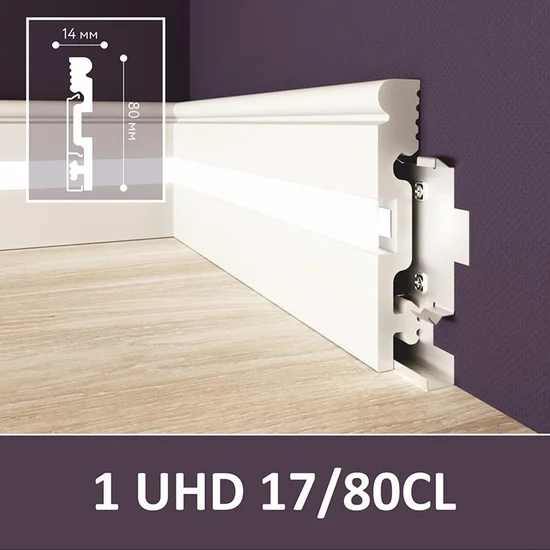 Напольные плинтусы 17/80CL 1 UHD