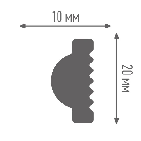 Потолочный плинтус из полистирола M20/10